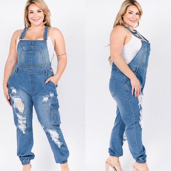 Denim Overalls - Picture 2 of 2